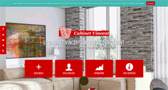 Desktop Screenshot of cabinetvincent.fr